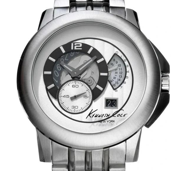 KENNETH COLE
Sporty Link Watch Black and Silver automatic skeleton men’s watch - Picture 1 of 11